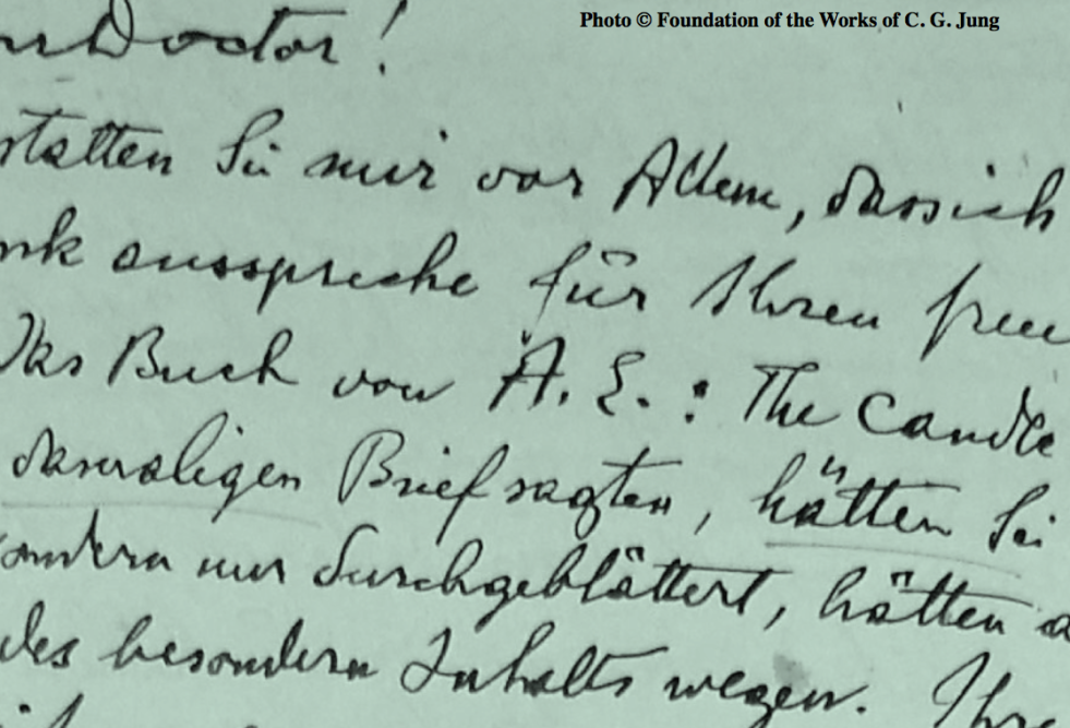 The A.E. Letters: A Novella by C.G. Jung – Philemon Foundation